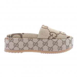 グッチ GUCCI プラットフォーム スライド GGキャンバス 623212 UKO00 サンダル