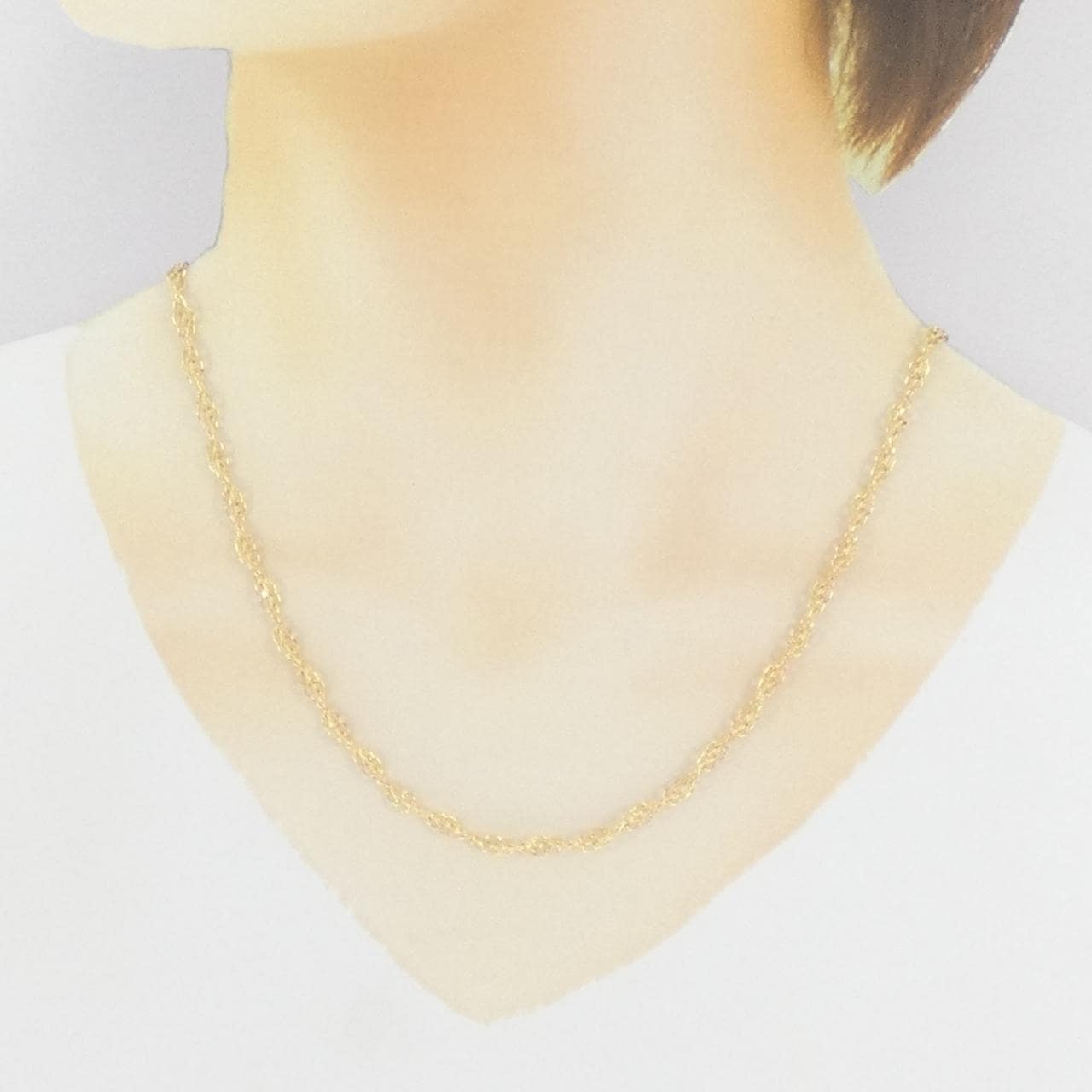 K18YG/K18PG necklace