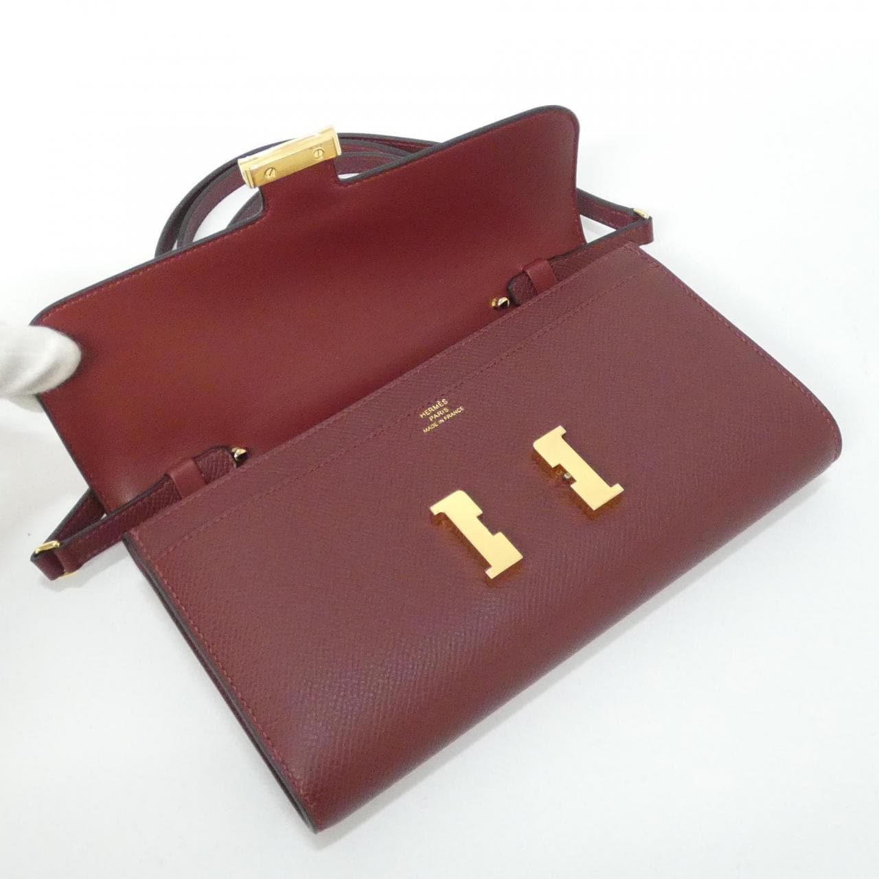 【未使用品】エルメス コンスタンス トゥー ゴー 080125CC チェーンウォレット