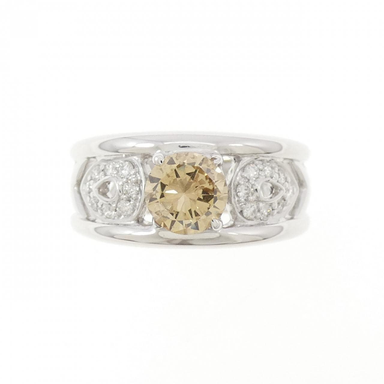 K18WG ダイヤモンド リング 0.81CT