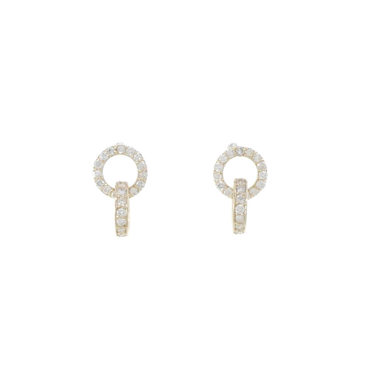 【リメイク】K10YG ダイヤモンド ピアス 0.40CT