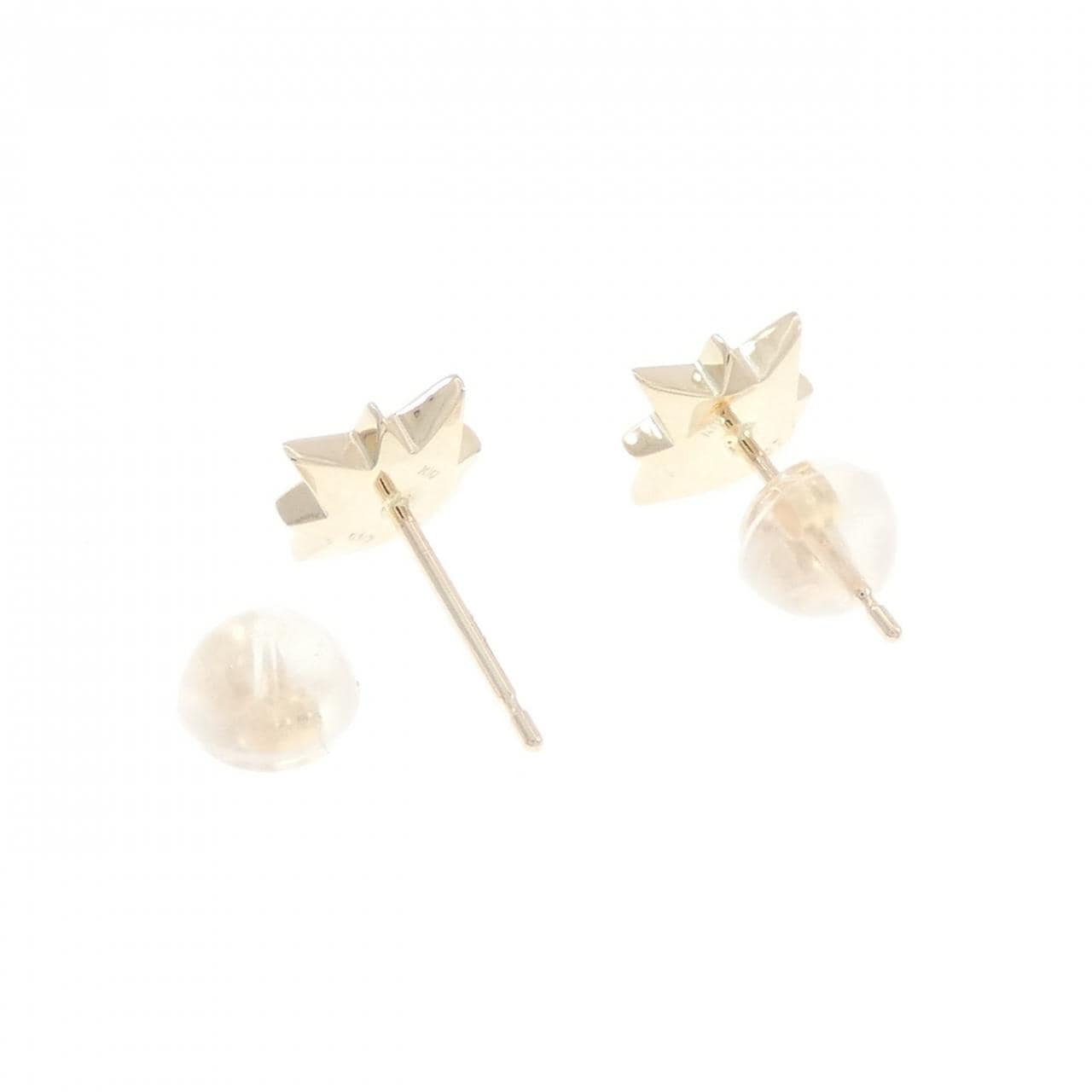 【リメイク】K10YG ダイヤモンド ピアス 0.14CT