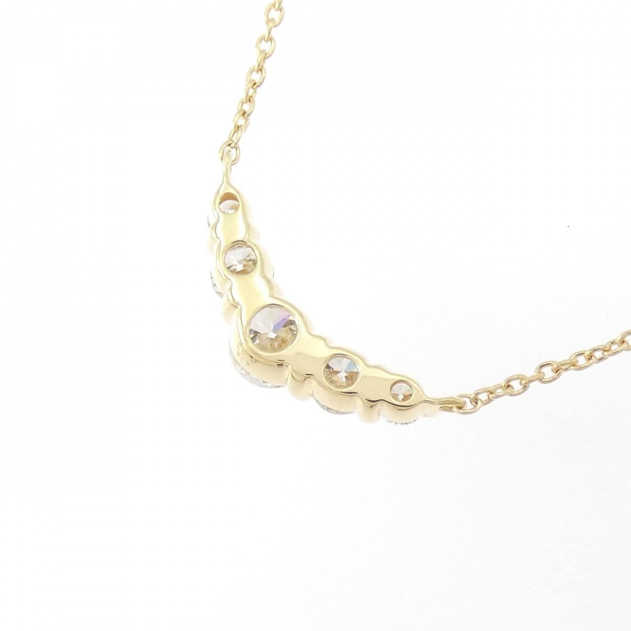 K18YG ダイヤモンド ネックレス 0.53CT