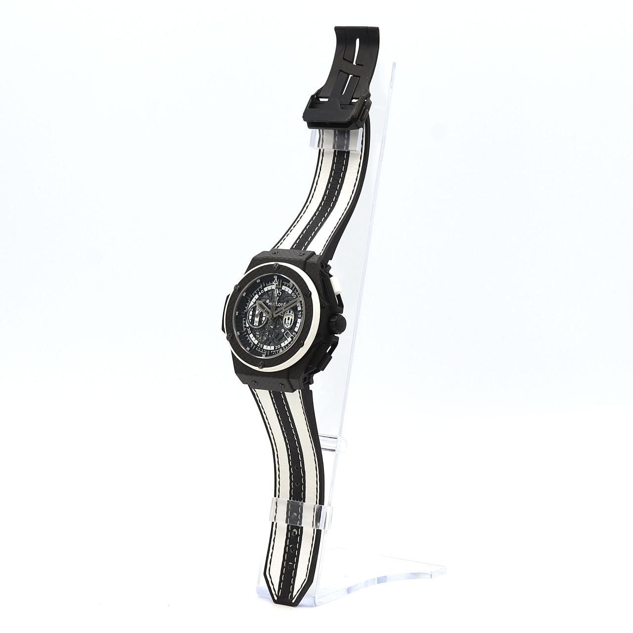 【ノーメンテナンス還元価格】ウブロ キングパワー･ユベントス LIMITED 716.QX.1121.VR.JUV13 カーボン 自動巻