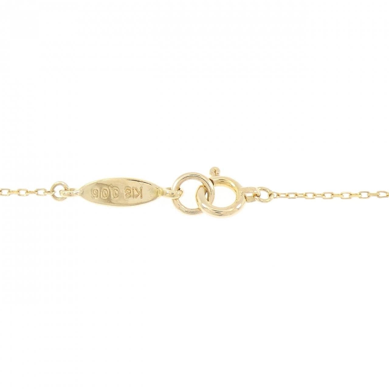 アーカー イニシャル ネックレス 0.06CT