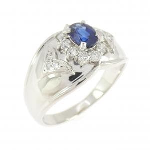 PT900 サファイヤ リング 0.57CT