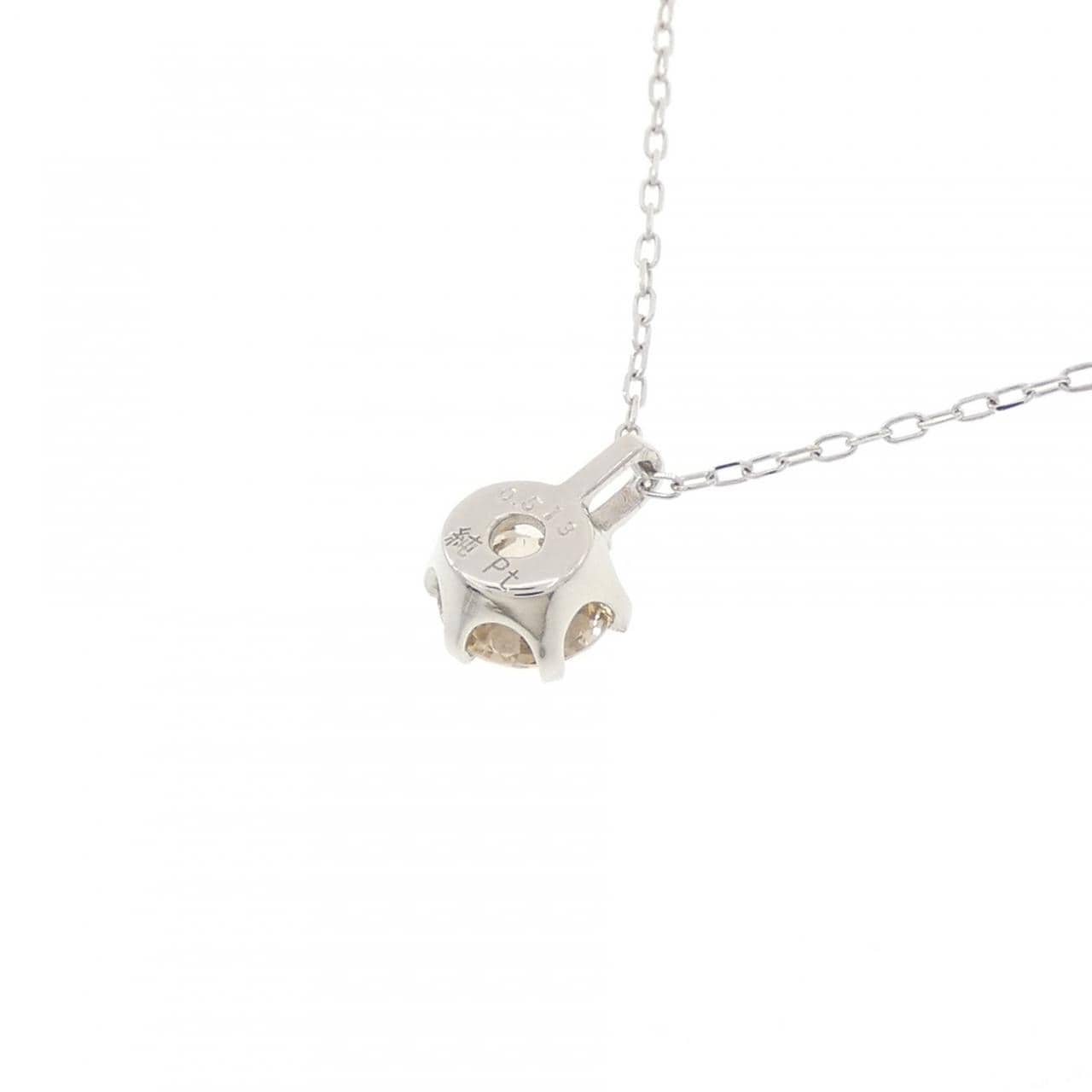 純PT/PT850 ダイヤモンド ネックレス 0.513CT