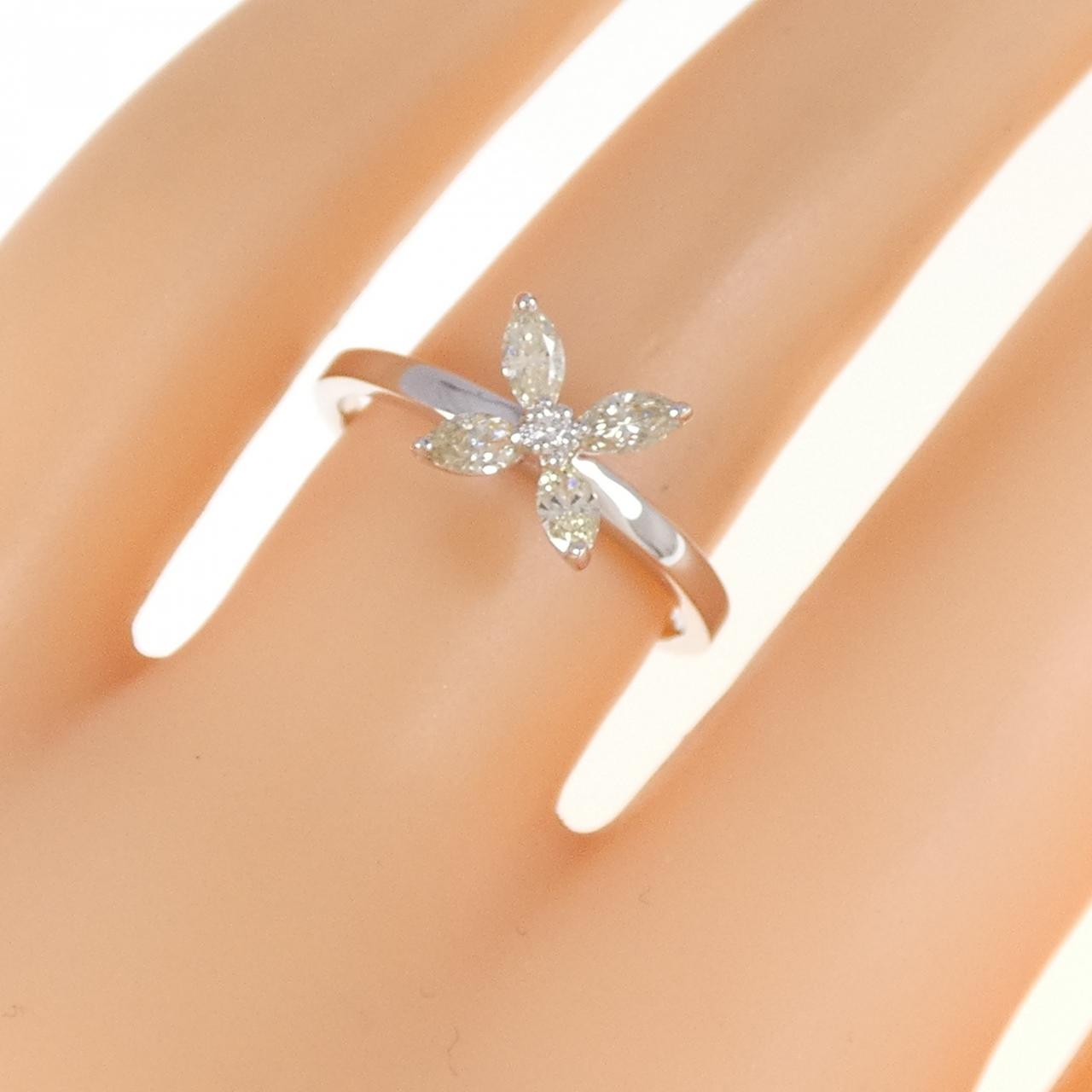 K18WG ダイヤモンド リング 0.01CT
