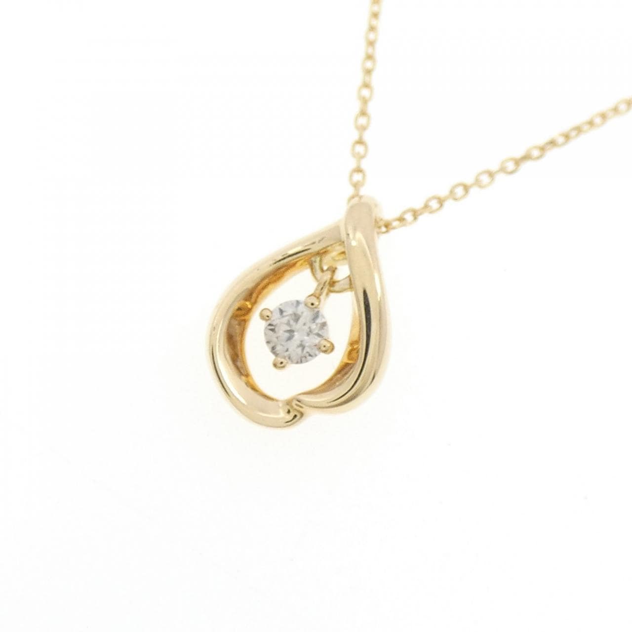 K18YG ダイヤモンド ネックレス 0.05CT