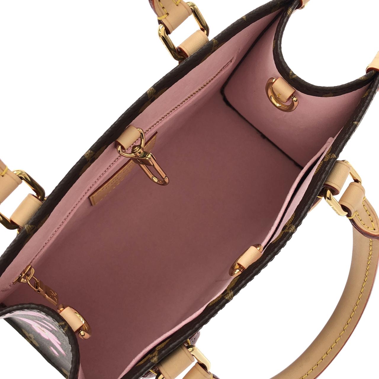 ルイヴィトン モノグラム チェリー ブロッサム(LV X TM) オンザゴー PM M13269 バッグ