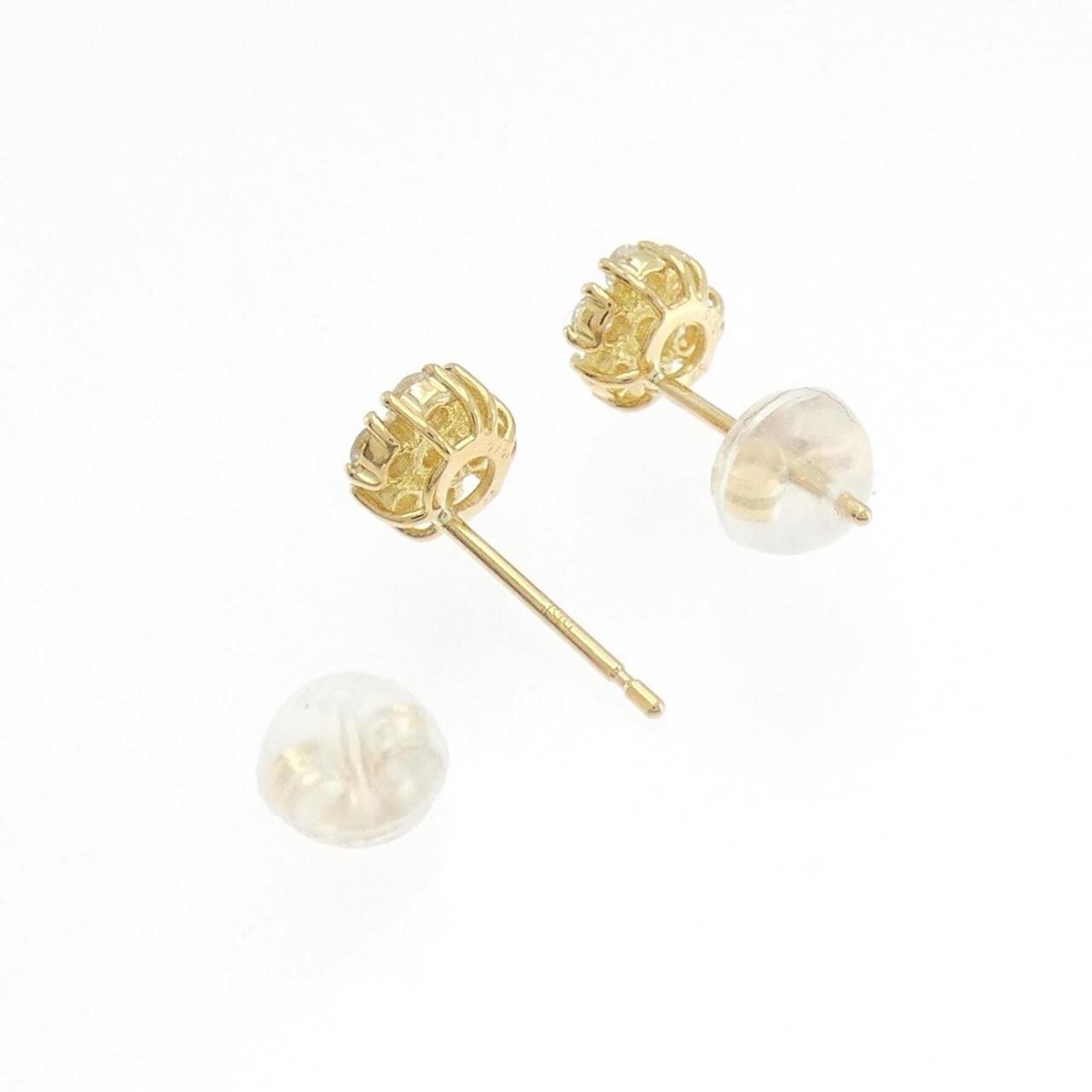 【リメイク】K18YG ダイヤモンド ピアス 0.30CT
