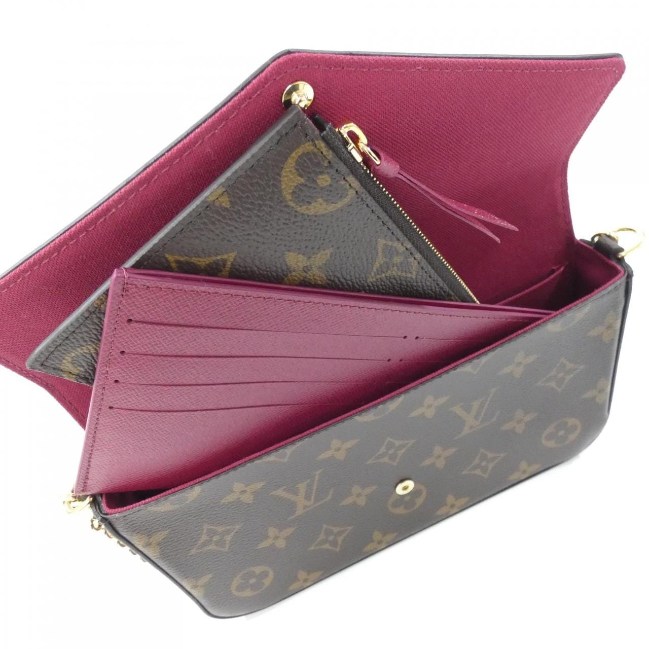 ルイヴィトン モノグラム ポシェット フェリシー M61276 ショルダーバッグ