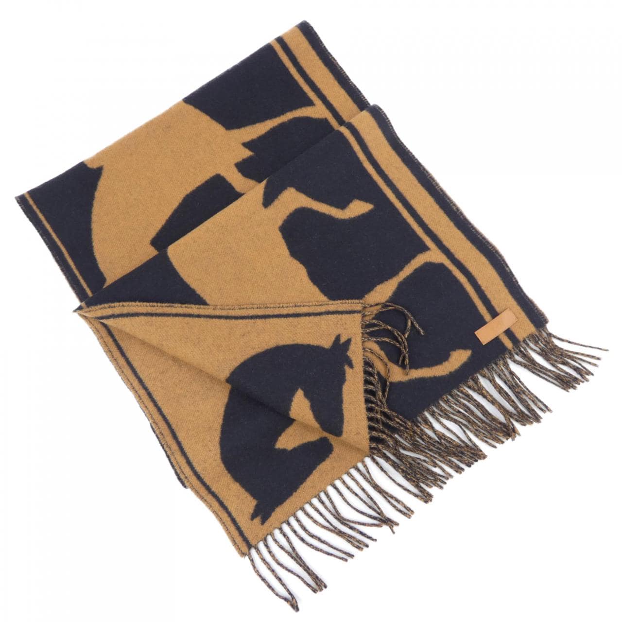 エルメス HERMES TETE A QUEUE H259141S MUFFLER