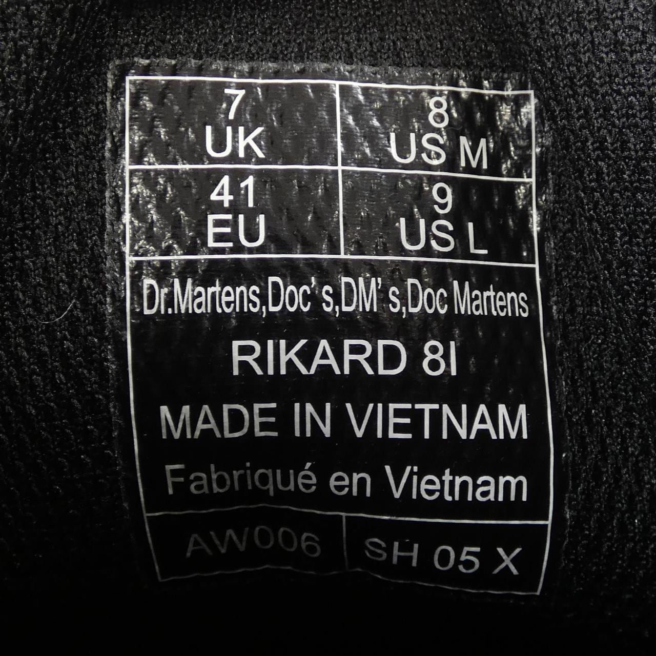 ドクターマーチン DR.MARTENS RIKARD 8I ブーツ