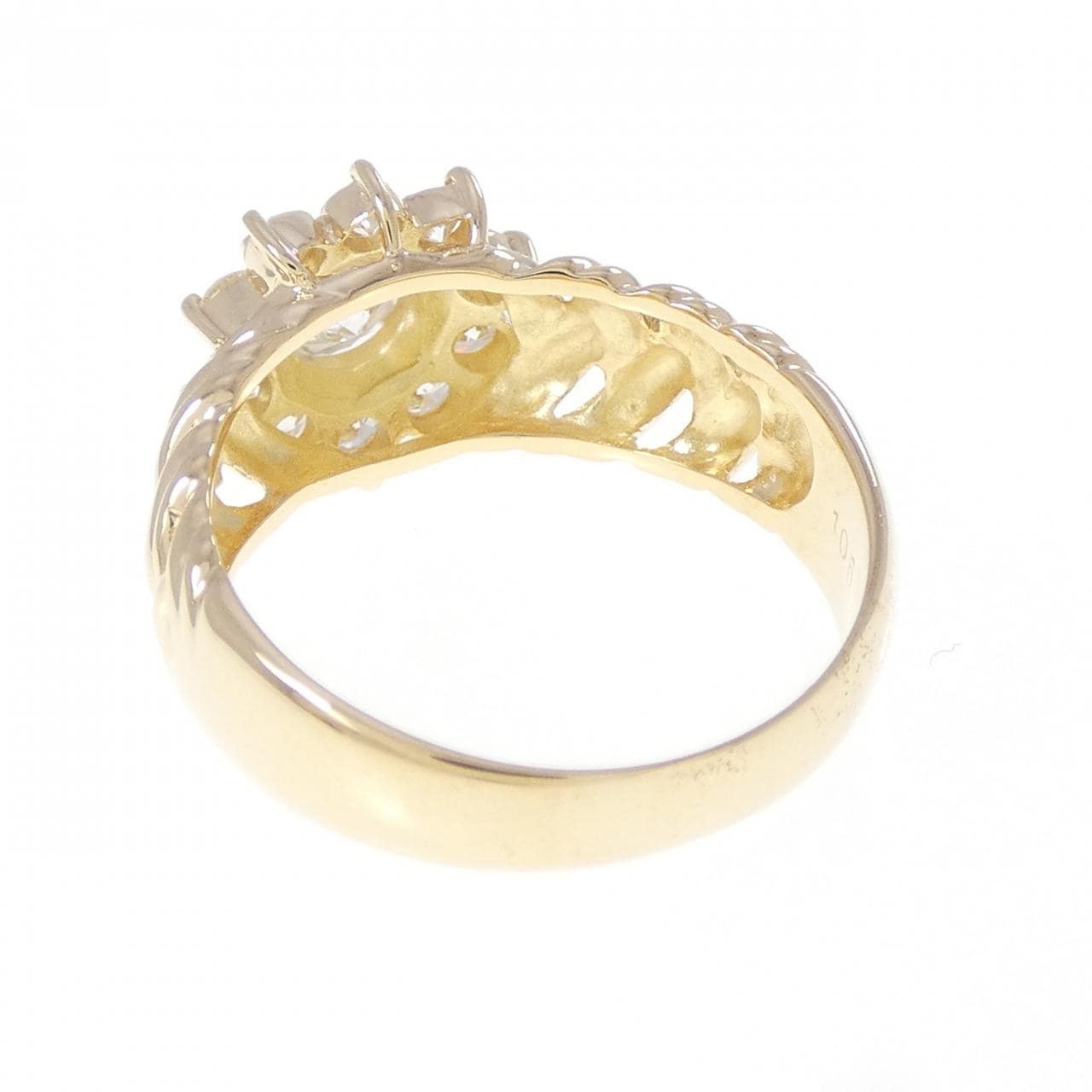 K18YG ダイヤモンド リング 1.06CT