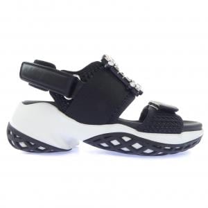 ロジェヴィヴィエ ROGER VIVIER ヴィヴ ラン ストラス バックル サンダル