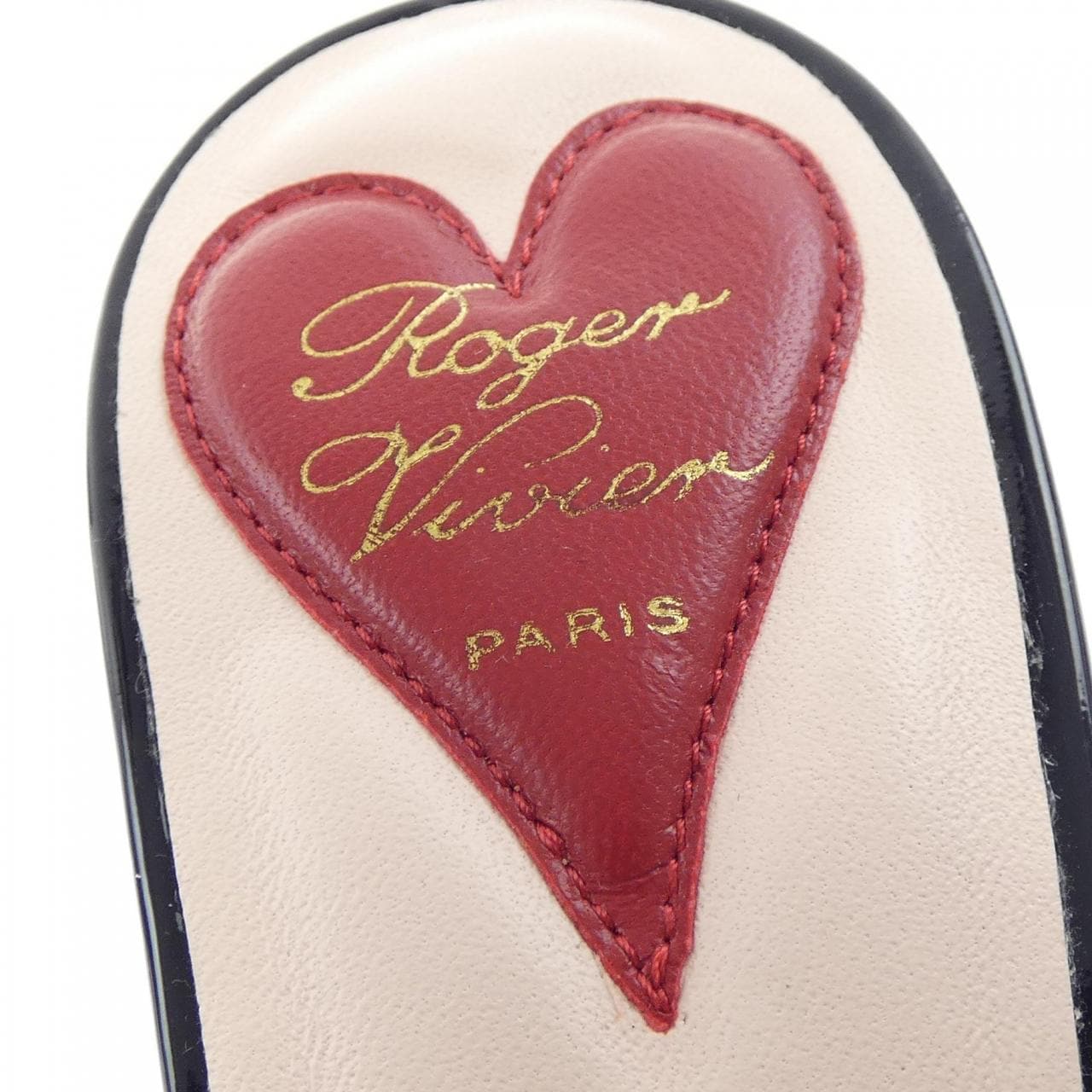 ロジェヴィヴィエ ROGER VIVIER ヴィルギュル ストラス バックル サンダル