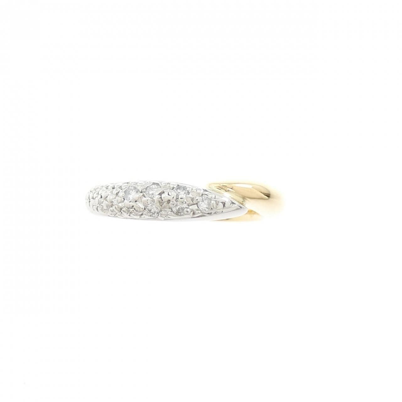 K18YG/PT900 ダイヤモンド リング 0.06CT