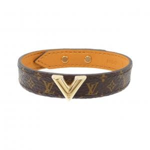 LOUIS VUITTON Monogram Bracelet Essential V 17cm M6042F Bracelet