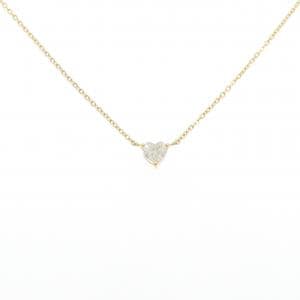 K18YG ハートダイヤモンド ネックレス 0.332CT