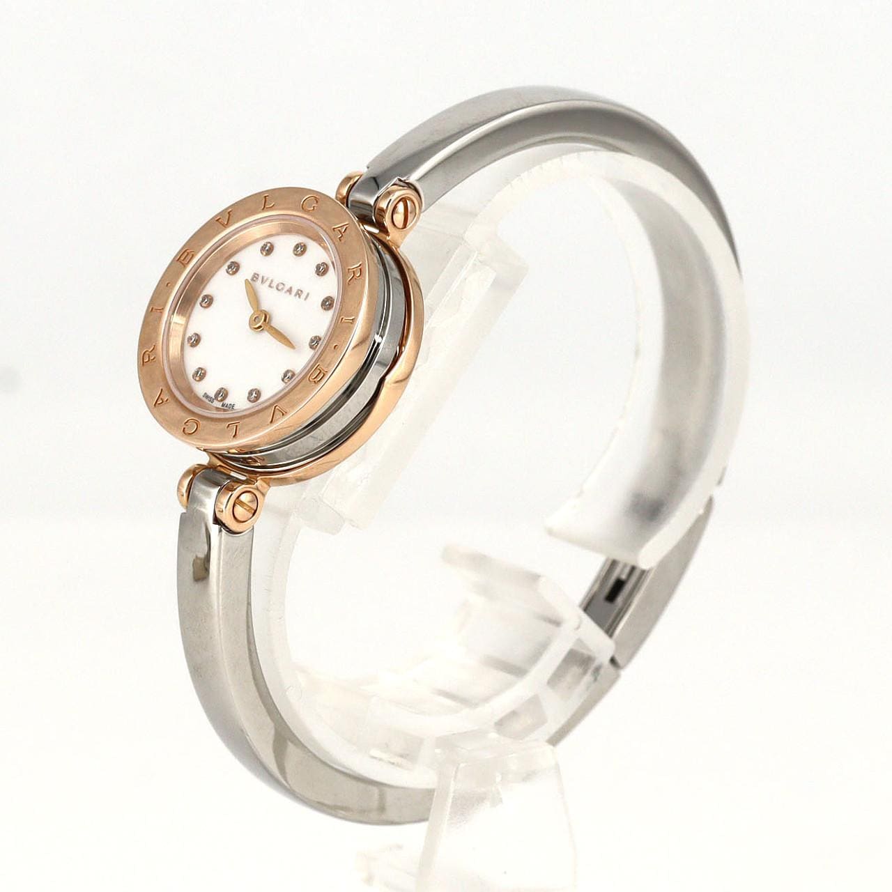 ブルガリ B-zero1 PGコンビ･12P Mサイズ BZP23SG/BZ23WSGS/12.M SSxPG クォーツ