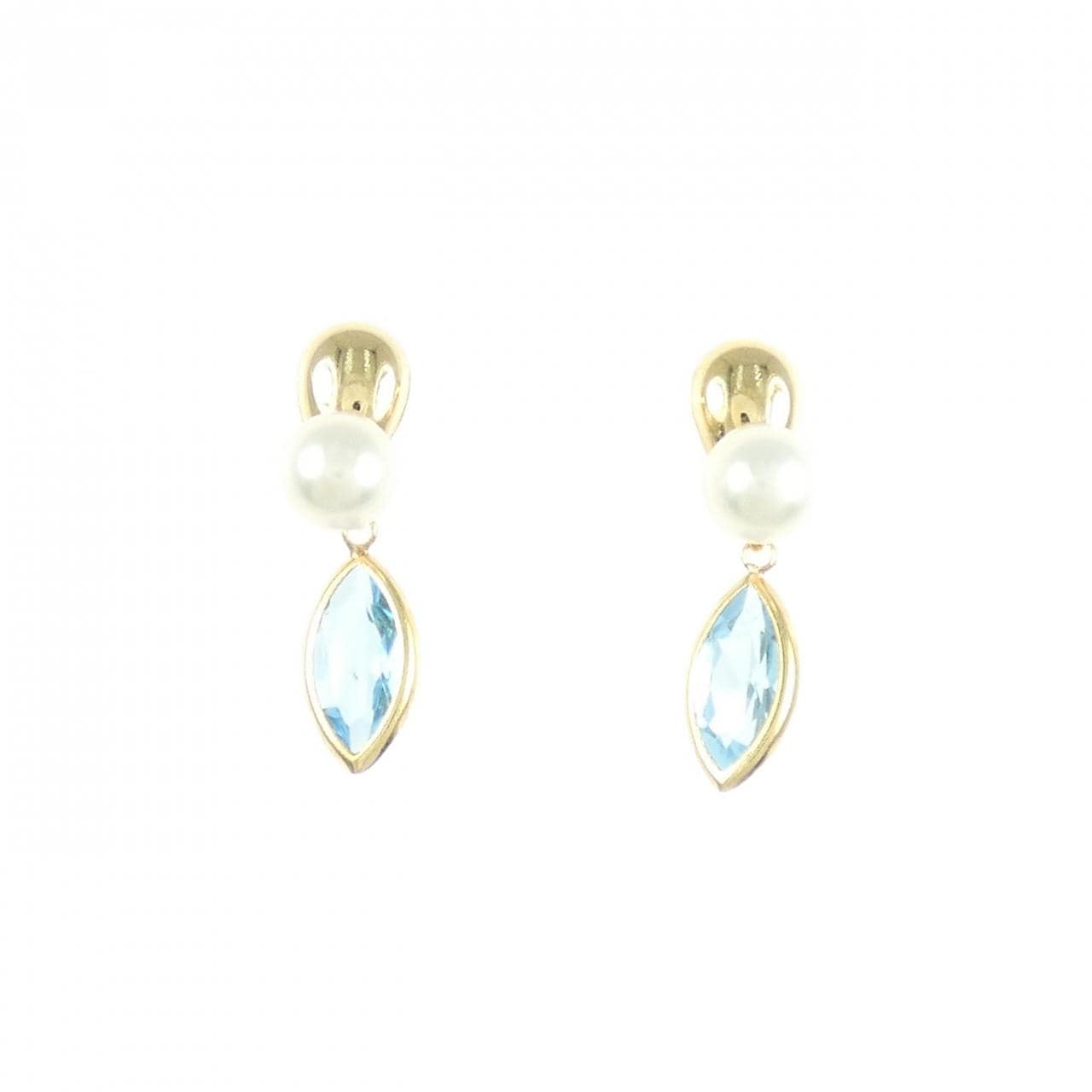 K18YG アコヤパール ピアス 4.5mm