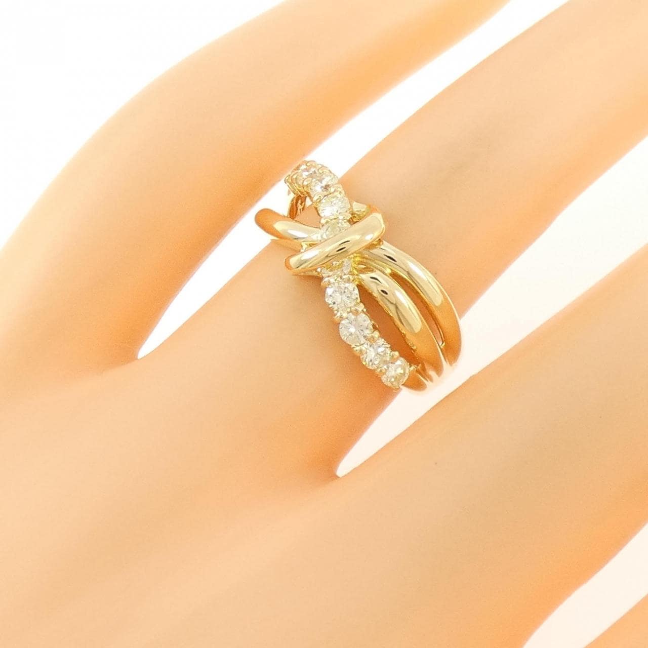 K18YG ダイヤモンド リング 0.51CT