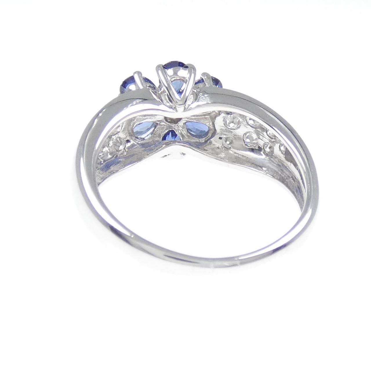 PT Flower Sapphire Ring 1.21CT
