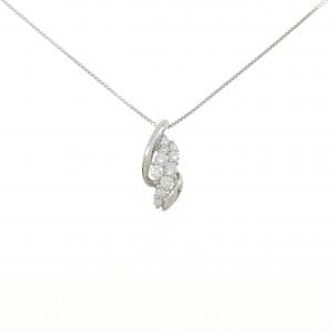 PT1000/PT ダイヤモンド ネックレス 0.50CT