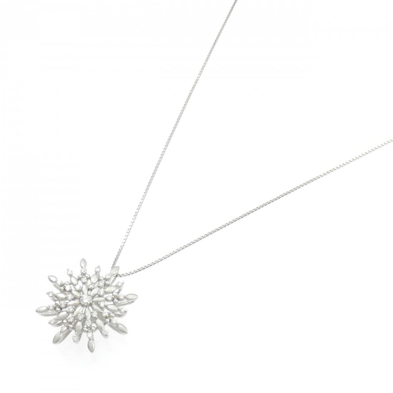 PT900/PT850 ダイヤモンド ネックレス 0.30CT