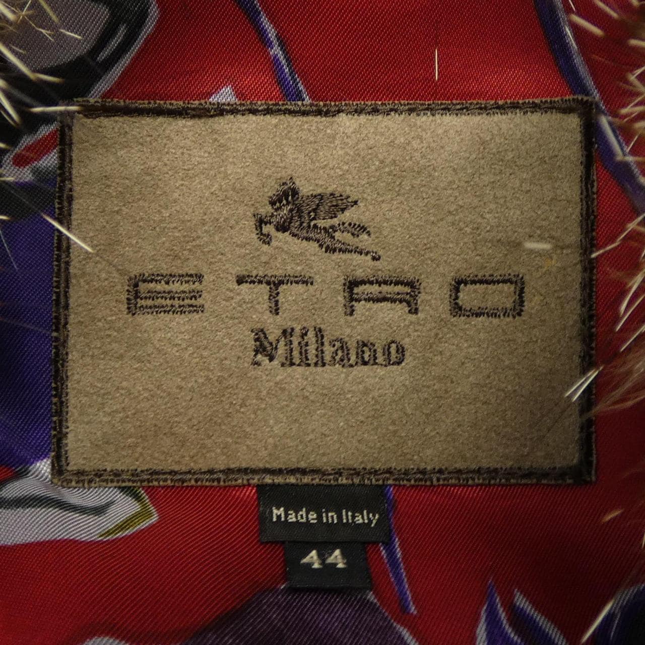 エトロ ETRO レザーライダースジャケット