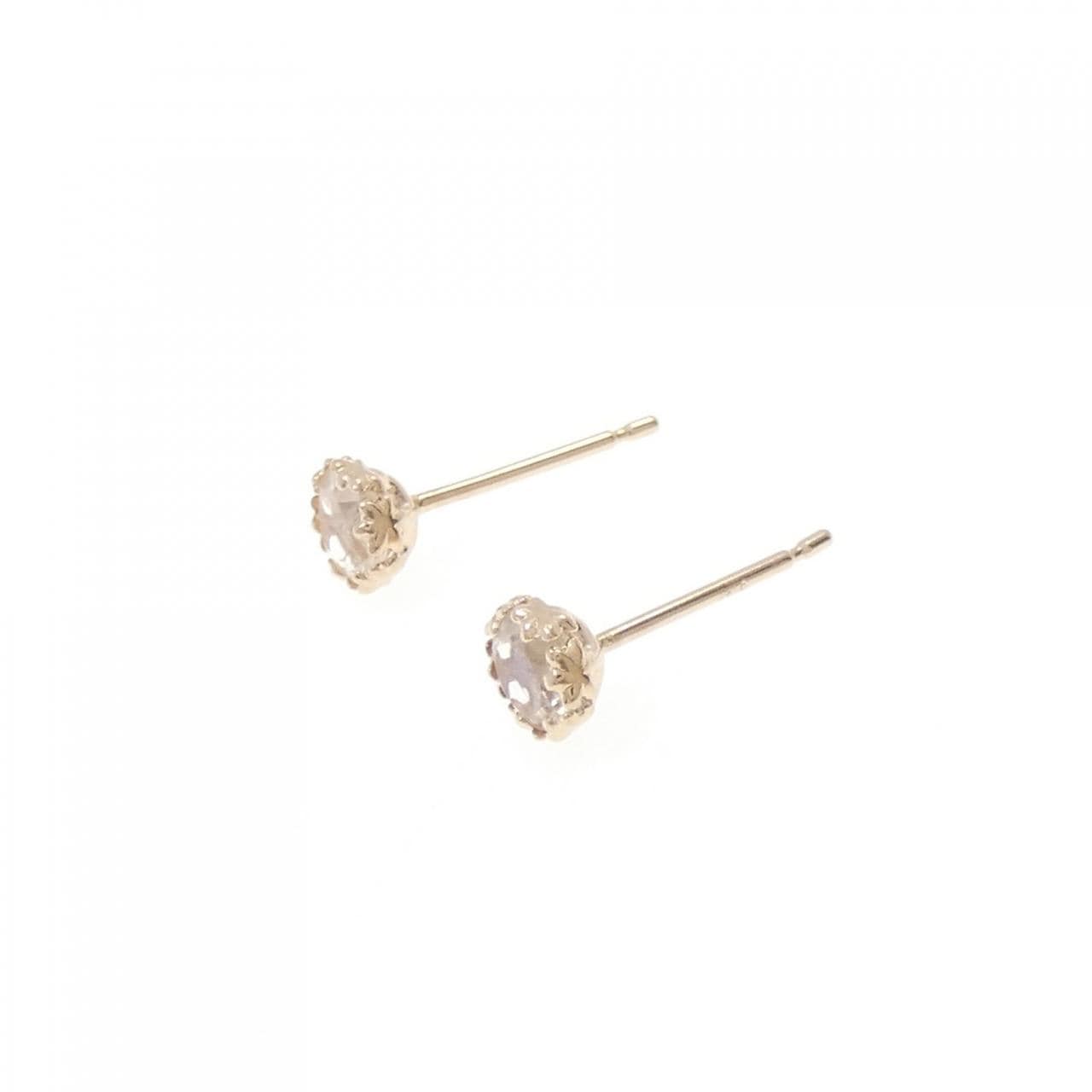 K18PG Moonstone earrings