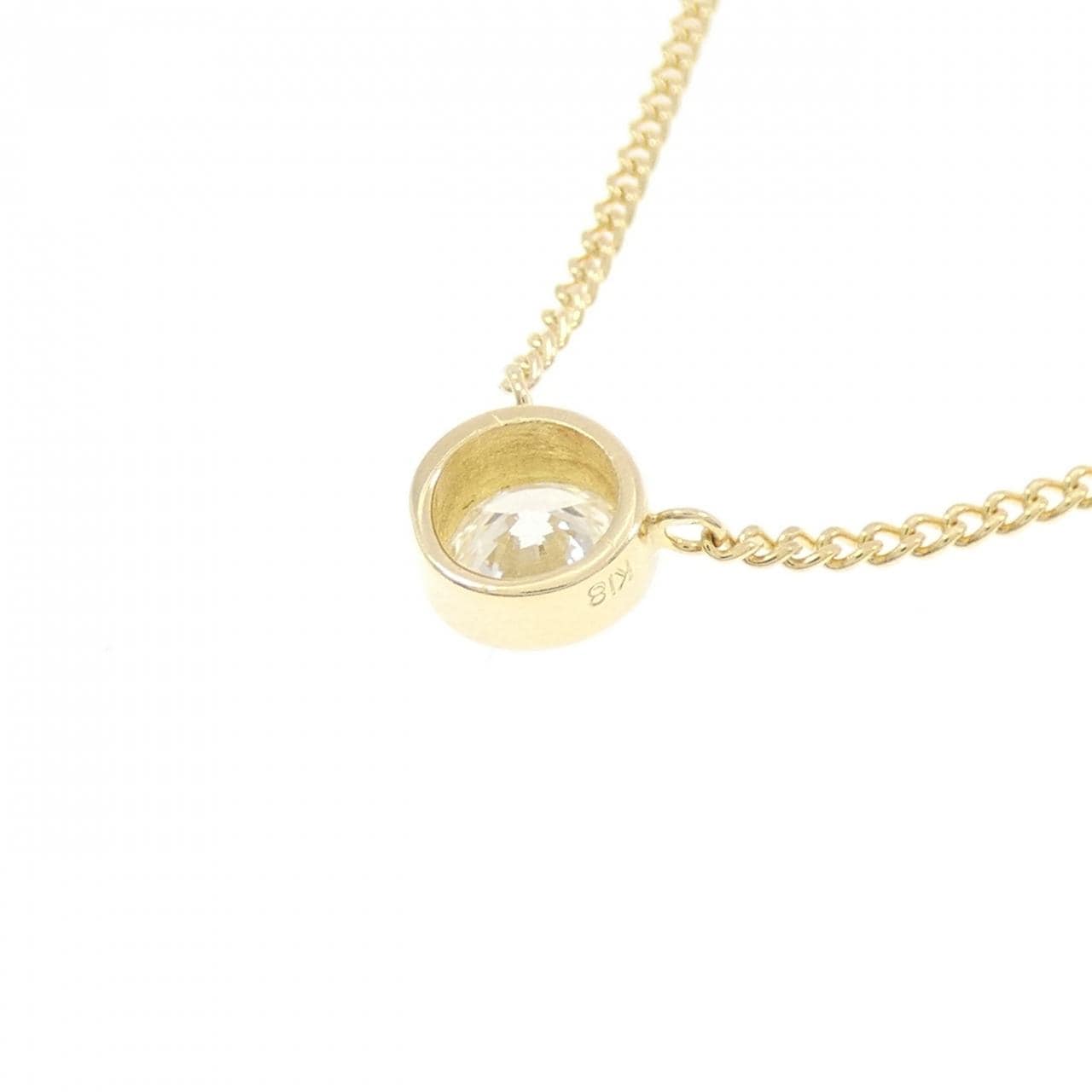 K18YG ダイヤモンド ネックレス 0.30CT