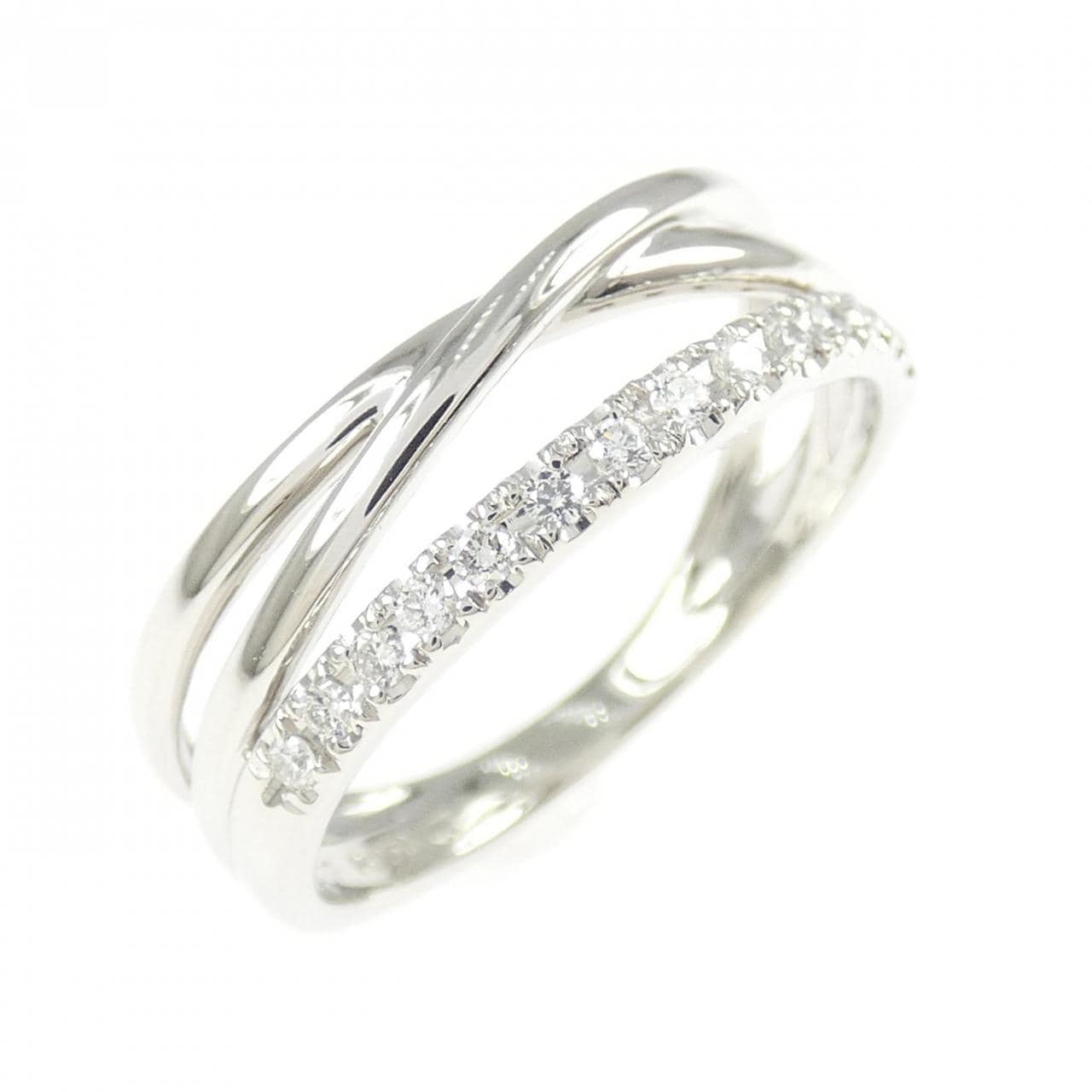 PT950 ダイヤモンド リング 0.12CT