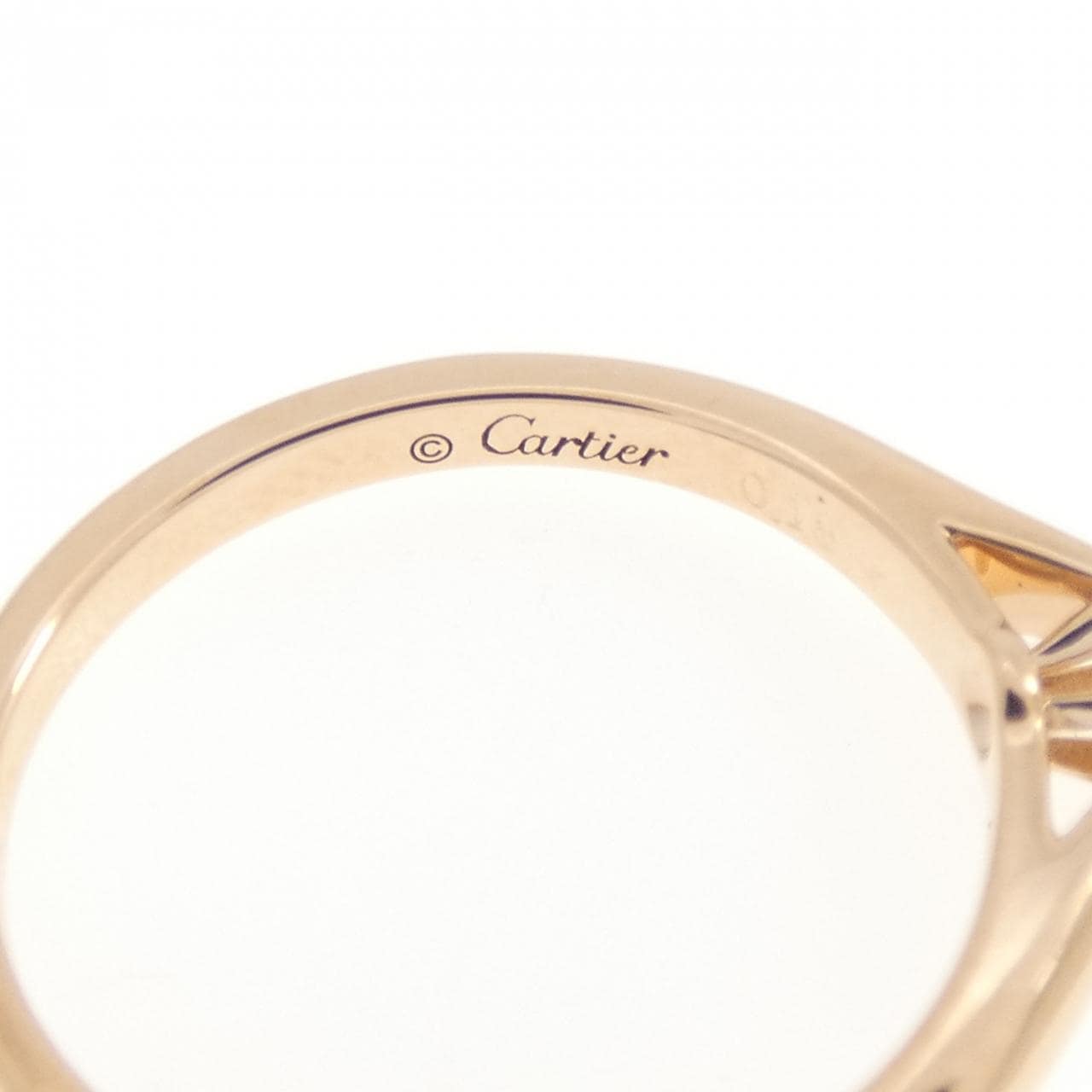 カルティエ 1895 ソリテール リング 0.18CT F VS1 EXT