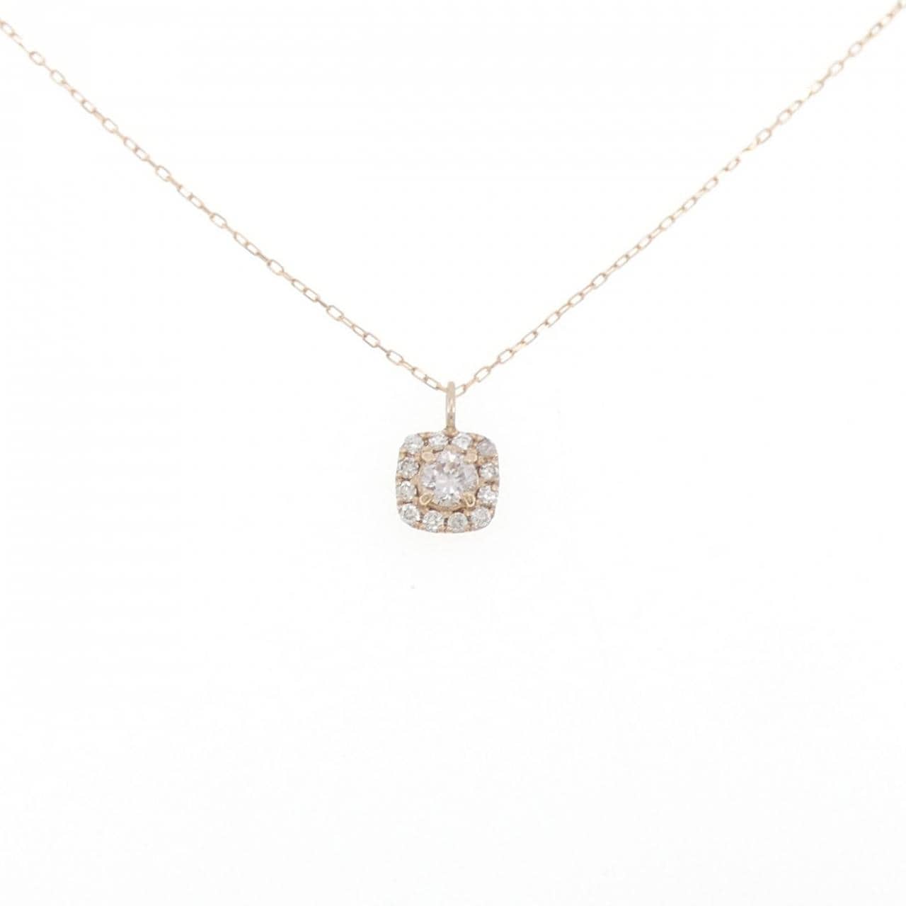 K18PG ダイヤモンド ネックレス 0.15CT