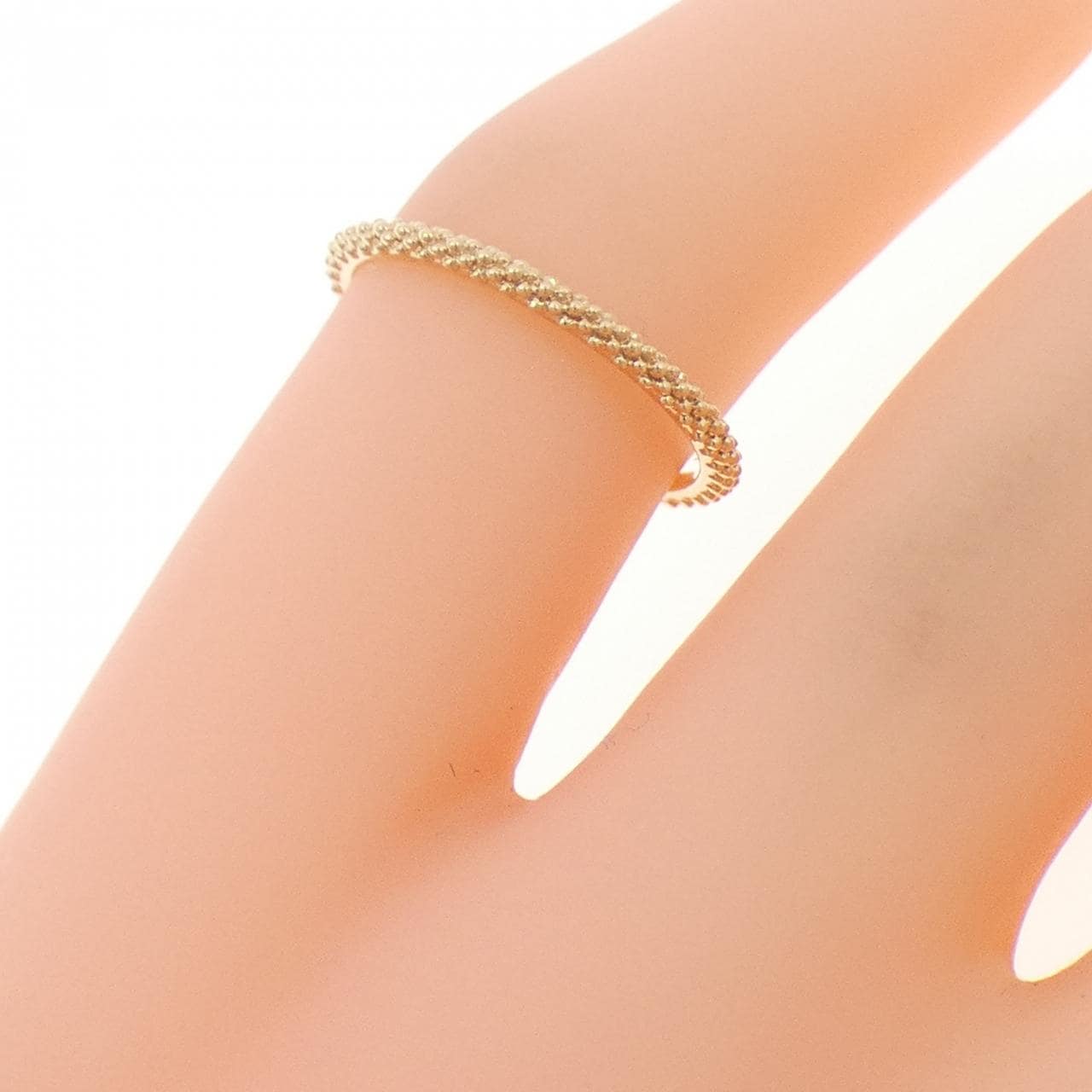 アガット K10 ピンキーリング