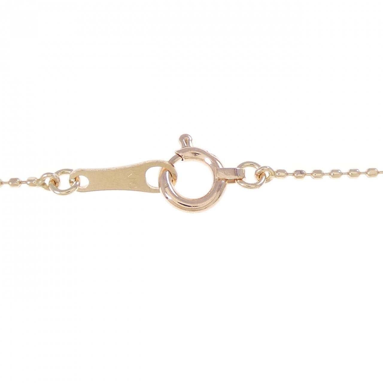 K10PG ダイヤモンド ネックレス 0.10CT