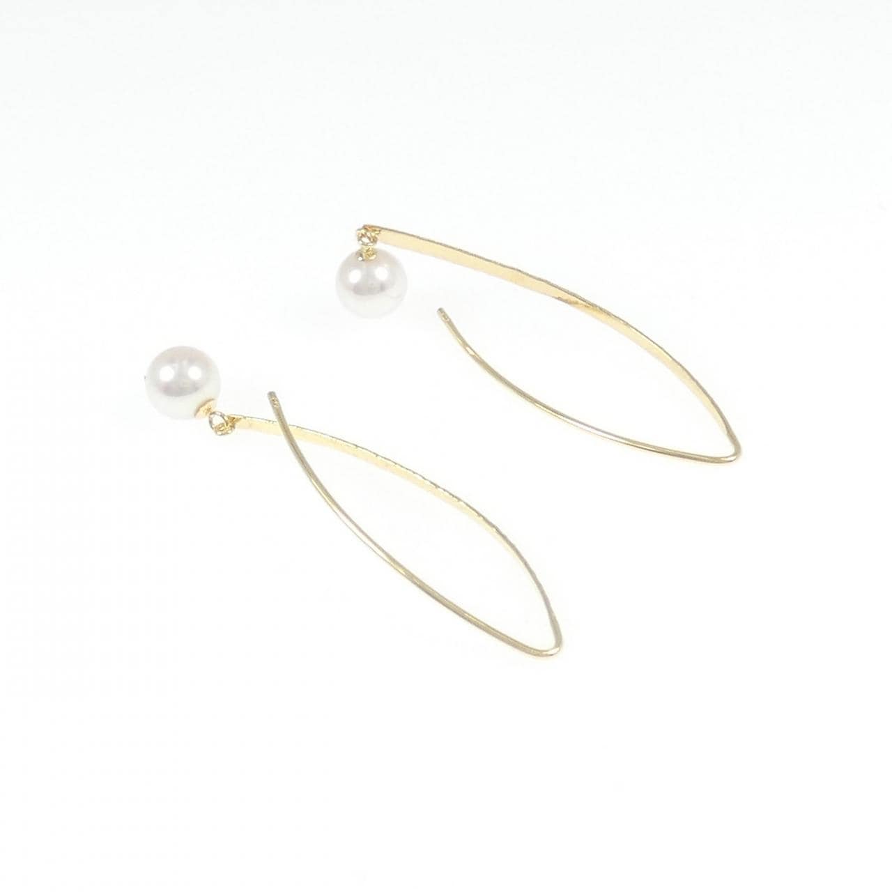 K18YG アコヤパール ピアス 5.5mm