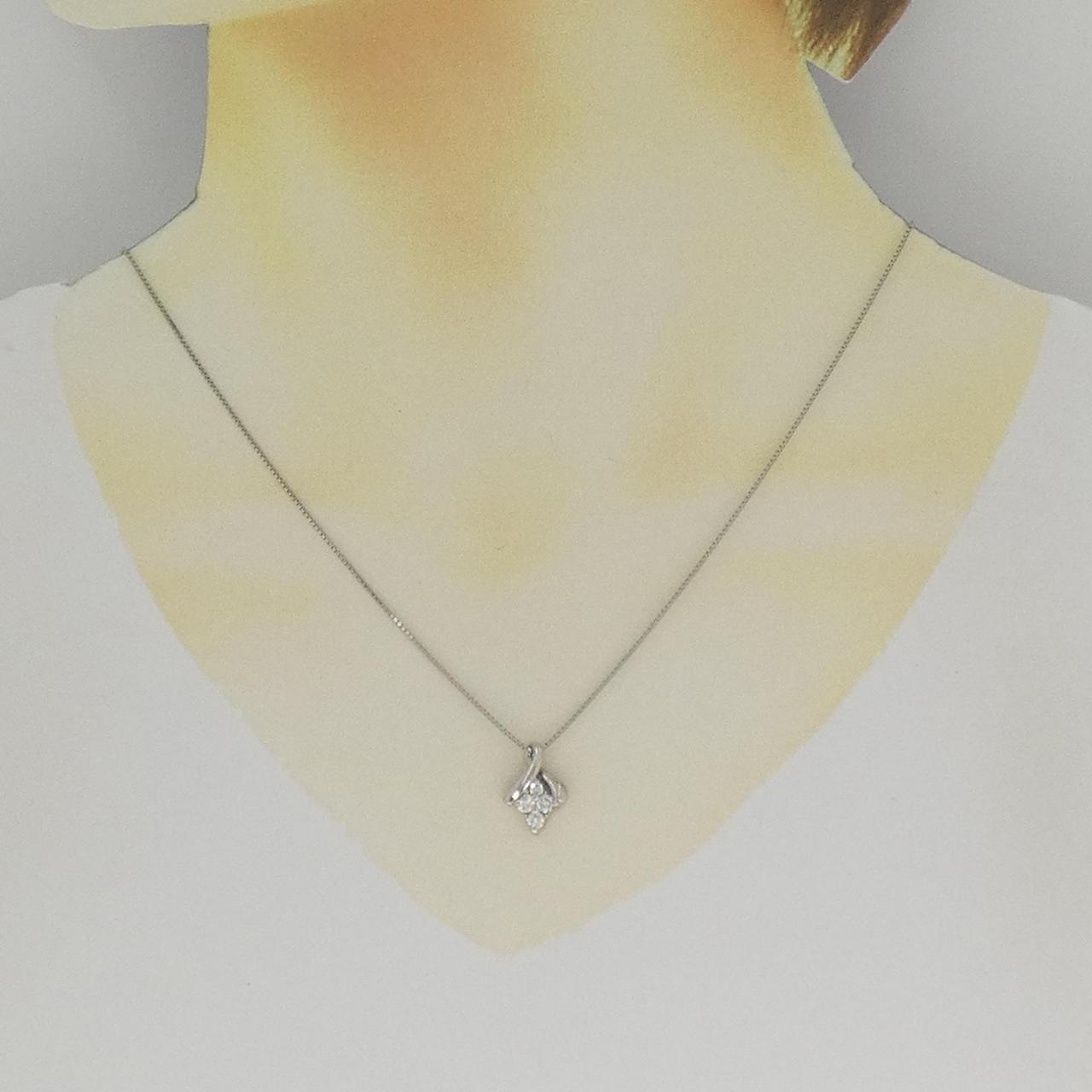 PT900/PT850 ダイヤモンド ネックレス 0.30CT