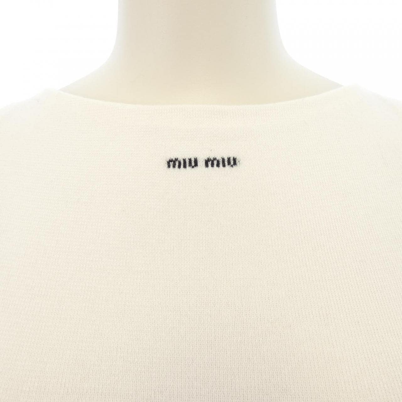 ミュウミュウ MIU MIU MIU MIU ロゴ MMV310 SOOO 18HY タンクトップ