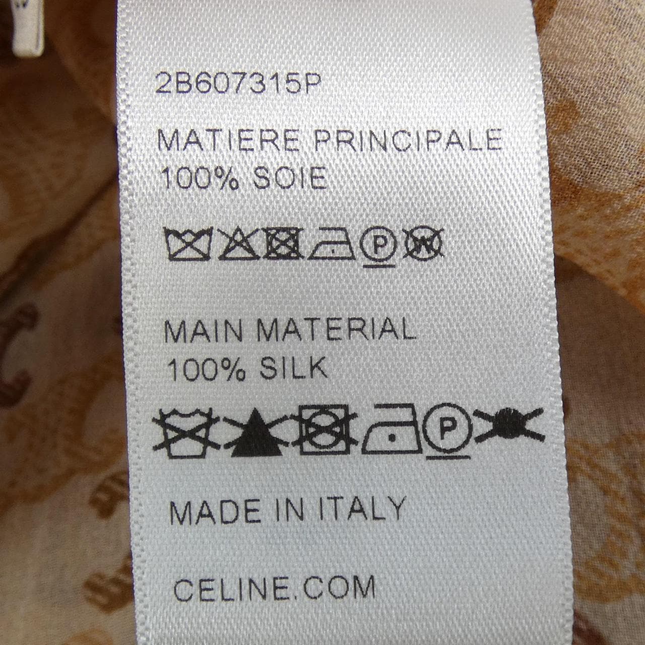 セリーヌ CELINE PAJAMA SHIRT トリオンフ 2B607315P S／Sシャツ