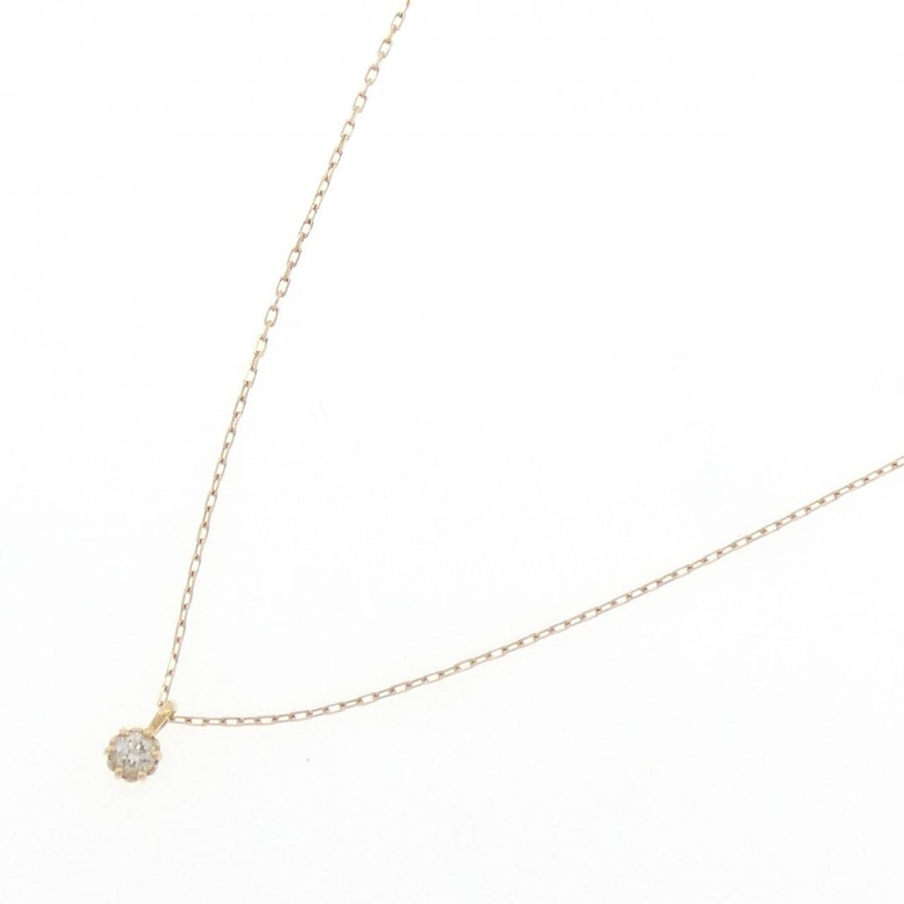 アガット ダイヤモンド ネックレス 0.05CT