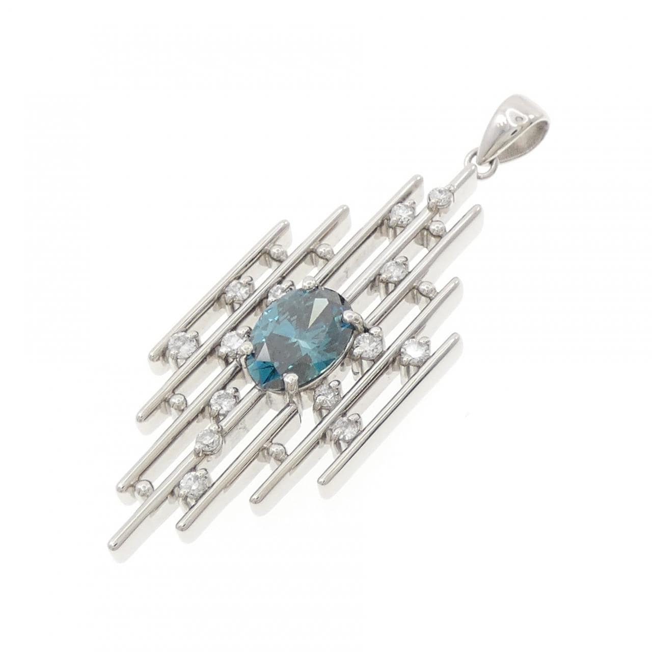 PT900 ダイヤモンド ペンダント 1.147CT