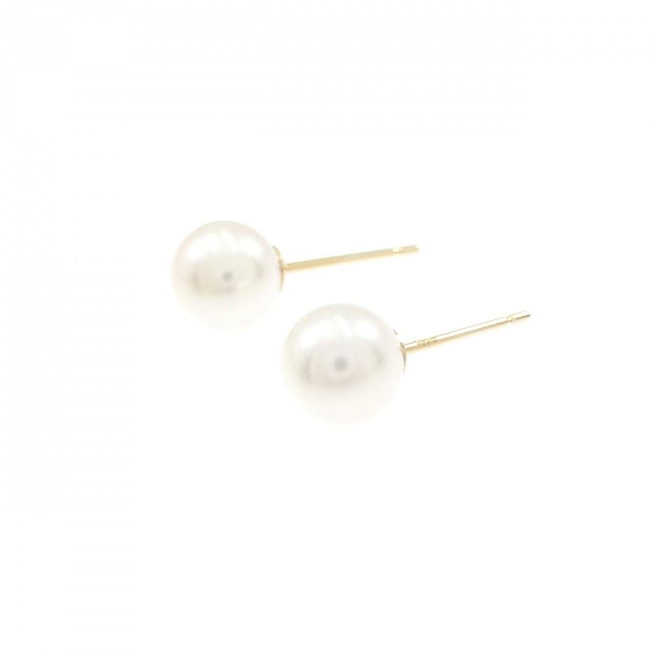 K18YG アコヤパール ピアス 6.3mm