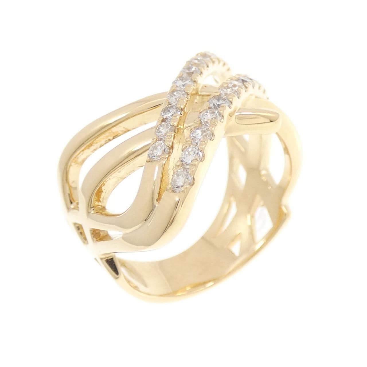 K18YG ダイヤモンド リング 0.50CT