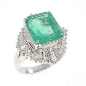 PT900 エメラルド リング 3.34CT コロンビア産
