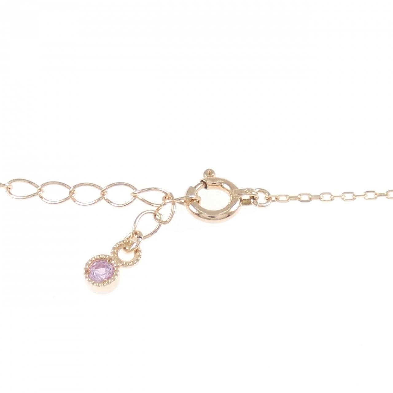 K10PG ローズ ダイヤモンド ネックレス 0.05CT