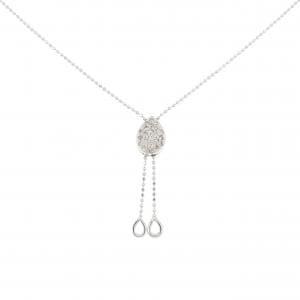 K18WG ダイヤモンド ネックレス 0.20CT