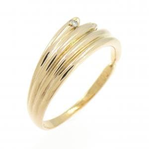 K18YG ダイヤモンド リング 0.03CT